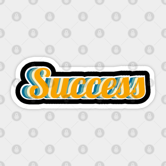 success Sticker by FIFTY CLOTH